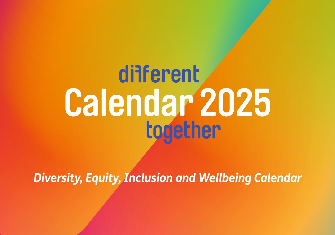 Different Together Calendar 2025
