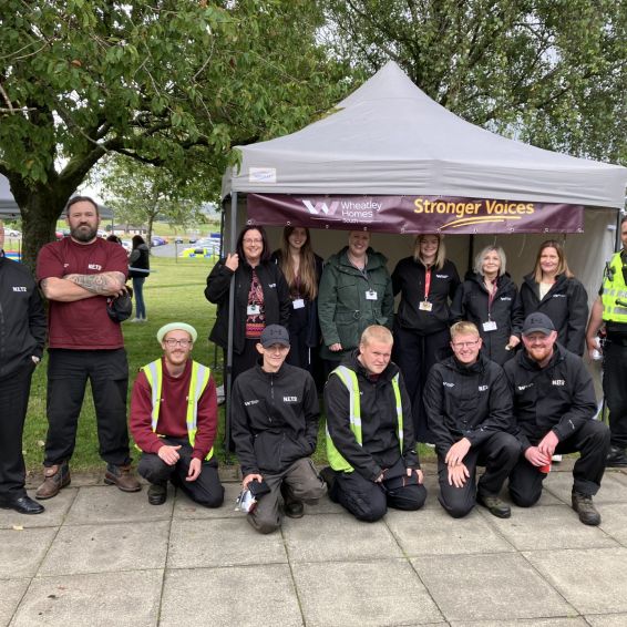 Wheatley staff at Kelloholm fun day