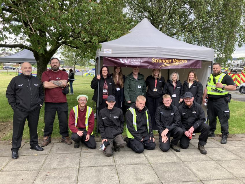 Wheatley staff at Kelloholm fun day